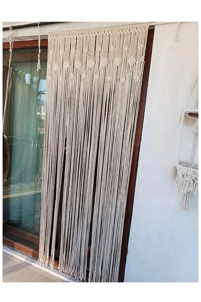 AslanButik Macrame Curtain Door Wall Ornament Door Curtain