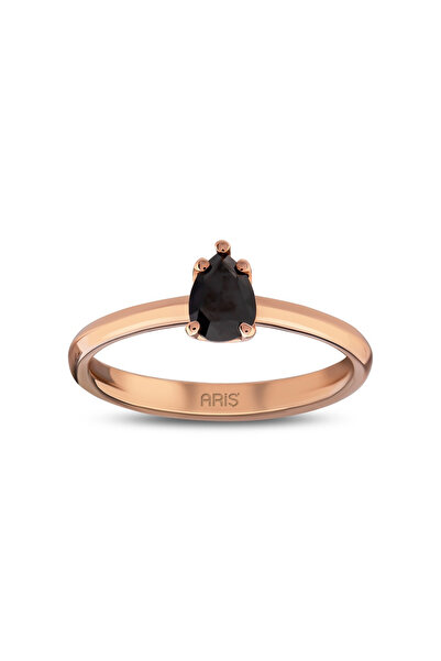 Ariş Damla Siyah Pırlanta Yüzük