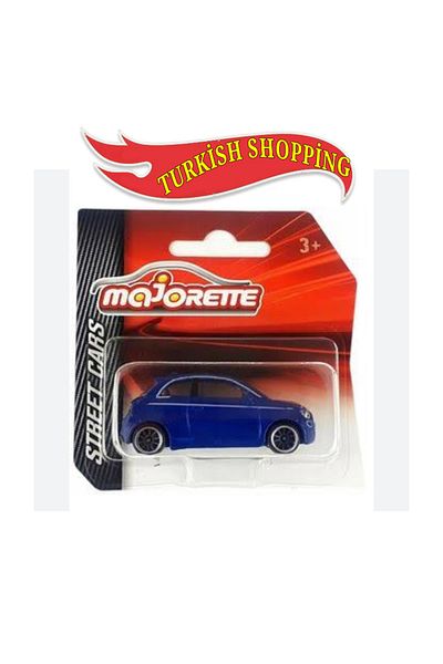 Majorette Street Cars 1/64 Fiat 500 Icon Blue
