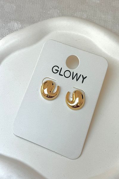 DEMOKAN Women's Earrings Crimp Drop 1.5cm Anti-Tarnish Earrings