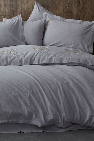 ZEBRACASA Myra Double Natural Duvet Cover Set