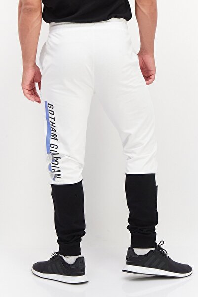 DC Men Two-Toned Drawstring Jogger Pants, Black