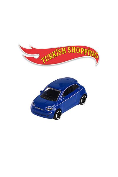 Majorette Street Cars 1/64 Fiat 500 Icon Blue