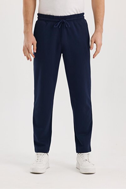 yakamor بنطال رياضي بأرجل مستقيمة وجيب فليتو للرجال