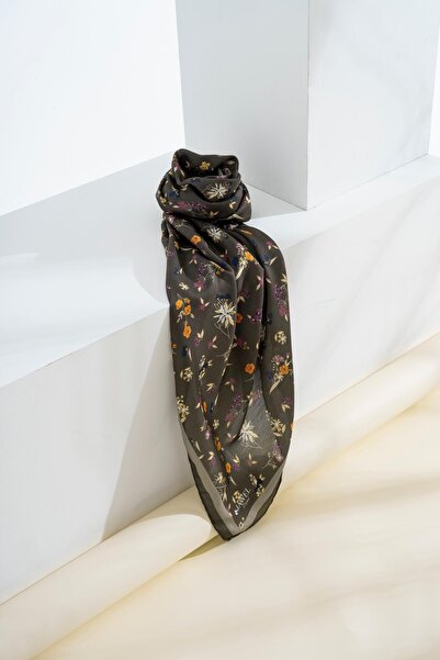 JAWEL Дигитален дамски мек шал с флорални шарки