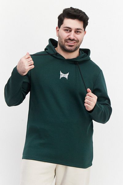Tapout Men Sportswear Fit Outdoor Hooded Sweatshirt, Green