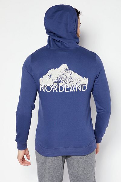 Nordland Men Sportswear Fit Outdoor Sweatshirt, Steel Blue