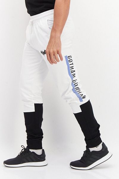 DC Men Two-toned Drawstring Jogger Pants, Black