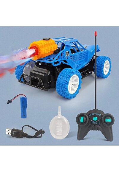 dekantoys Uzaktan Kumandalı Şarjlı Duman Atan Işıklı Araba, Duman Çıkaran Oyuncak Araba 20 Cm