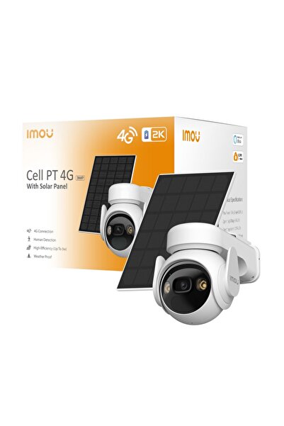 Imou KIT 3 MP Dış Ortam Bataryalı 4G Kamera ve Solar Panel Kiti (Cell PT 4G Kit)