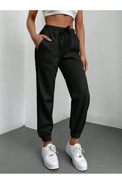 katalya Black Jogger Pants