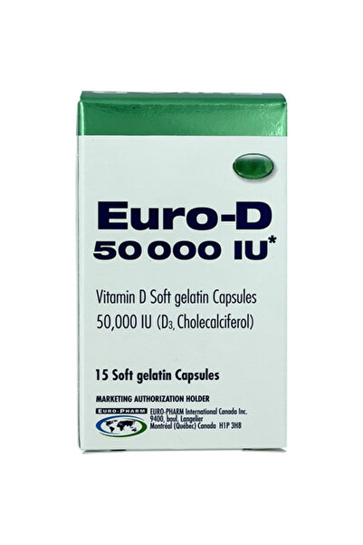 PediaVit يورو دي 50000 وحدة دولية، 15 قرصًا