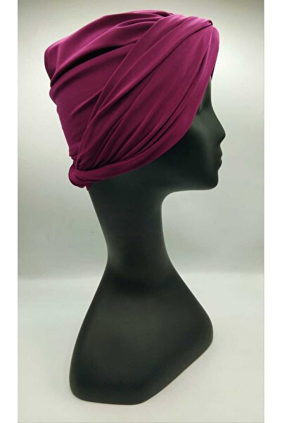 Differenza Fuchsia Plum Sandy Wrapped Bonnet