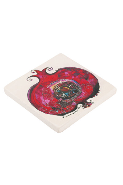 Biggdesign Pomegranate Stone Coaster by Canan Barber