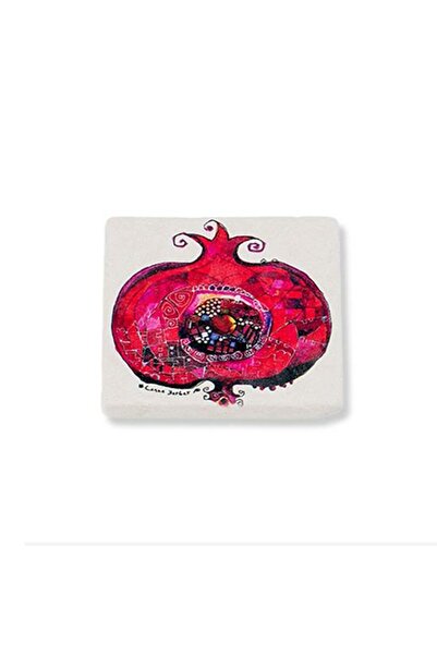 Biggdesign Pomegranate Stone Coaster by Canan Barber