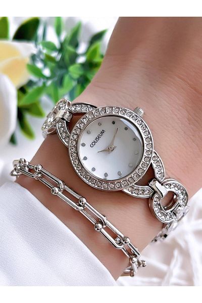 Coliseum Special Design Vintage Series Women's Wrist Watch+ Bracelet Gift Cl8719.M2