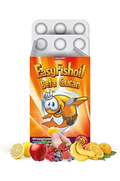 Easy Fishoil Easyfishoil Beta Glucan Vit A,C,D Chew Tab 30S