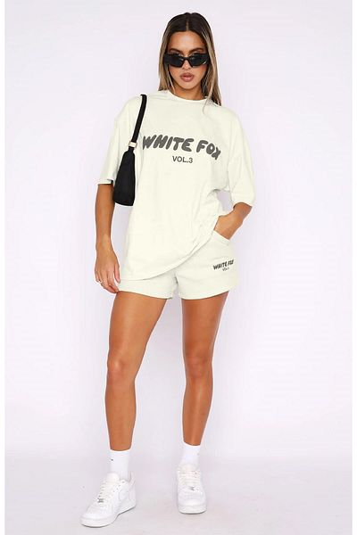 The Champ Clothing White Fox Γυναικείο White Vol 3 Written Offstage Short