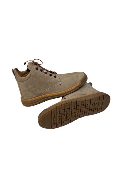 KAFKASLAR AYAKKABI KAFKASLAR HAKİKİ DERİ SPOR MODEL DÜZ ORTOPEDİK  KISA BOT