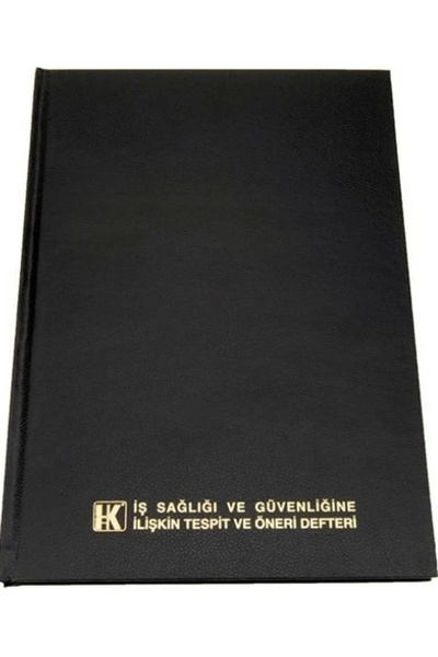 Genel Markalar İş Sağlığı ve Güvenliğine İlişkin Tespit ve Öneri Defteri Numa...