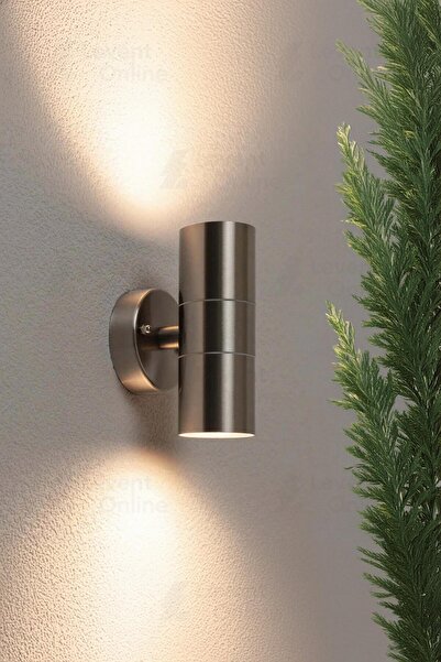 Genel Markalar Çift Yönlü Silindir Aplik, Alüminyum Kasa, Modern ve Şık Tasarım, Dayanıklı Malzeme