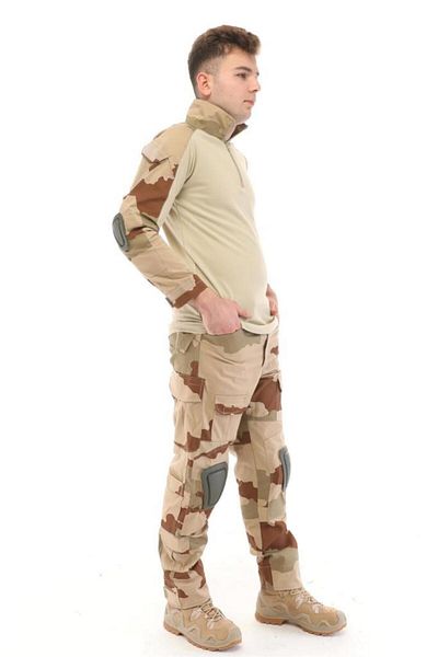 SINGLE SWORD Camouflage Tactical Men's & Women's Outdoor Cargo Pants with Knee Pads