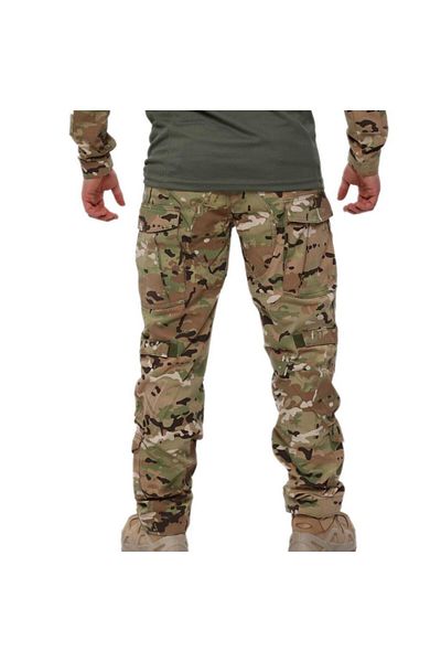 SINGLE SWORD Camouflage Tactical Men's & Women's Outdoor Cargo Pants with Knee Pads