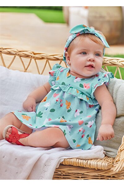 MAYORAL KIZ BEBEK 2 Lİ SAÇ BANDI ELBİSE