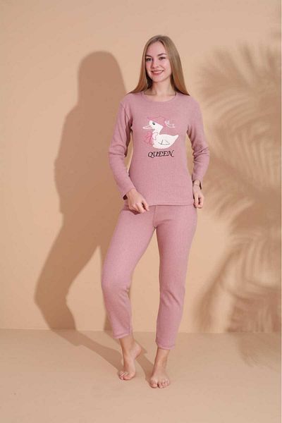 LİLA İÇ GİYİM Winter Soft Pajama Suit