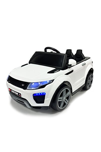 akar toys Akar Raptor 12V Uzaktan Kumandalı Akülü Jeep Beyaz – Şık Görünüm ve Güçlü Çift Motor