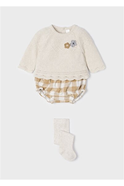 MAYORAL Kız Bebek 3 Lü Set Kazak