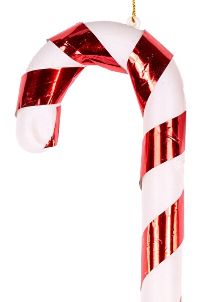 Herdekora Christmas Ornament Cane Set of 2 Red-White 8X21 cm