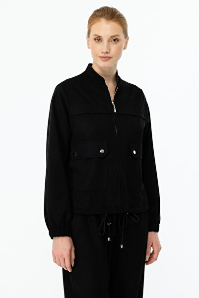 Ekol Beli Lastikli Fermuarlı Mont