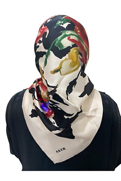 Aker İpek Krep Saten Eşarp 8900701