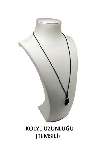 BONCADAS Köpekbalıklı Ip Askılı Ve Krom Çelik Kaplamalı Tribal Kolye