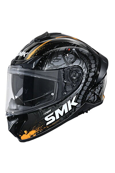 SMK KASK Smk Typhoon Reptile Kapalı Kask