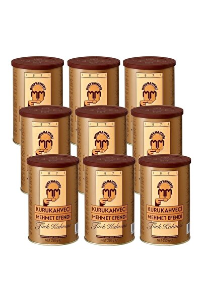 Mehmet Efendi قهوة تركية 250 جرام - علبة - 9 قطع