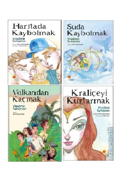 Günışığı Kitaplığı Haritada Kaybolmak*Suda Kaybolmak*Volkandan Kaçmak*Kraliçe...