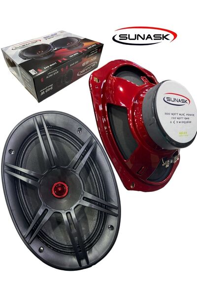 woodhub Sn-69 940 Watt 150 Rms Kurşun Göbek Oval Midrange Amfi Uyumludur2 Adet Boschmann Bm Audı