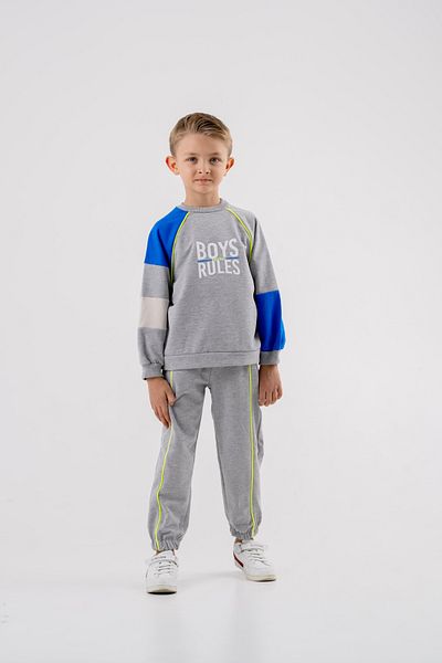 Harika KIDS Boy's Boys Rules Printed Πλεκτό Basic Σετ φόρμας