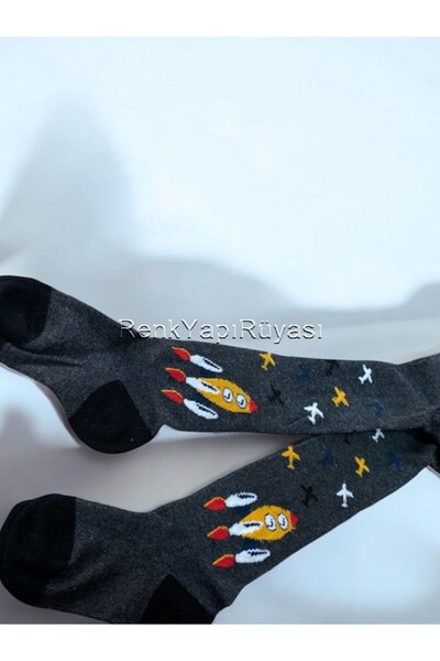 RENK YAPI RÜYASI 1 брой 80% памук ЧОРАПИ ЗА МОМЧЕТА ЧОРАПИ ЗА МОМЧЕТА ЧОРАПИ ЗА ДЕЦА