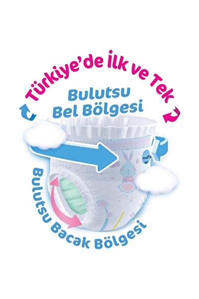 NW NessiWorld Nessiworld Molfix حفاضات داخلية عبوة الفرصة الفائقة 4 مقاسات 9-...