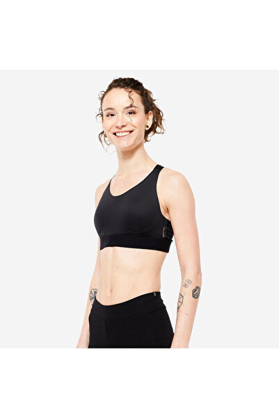 Decathlon Domyos Sports Bra 900 Black Fitness Cardio