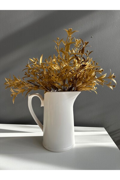 Luvienn Yapay Gold Yeşillik Demeti-Vazo Aranjman Ara Dal