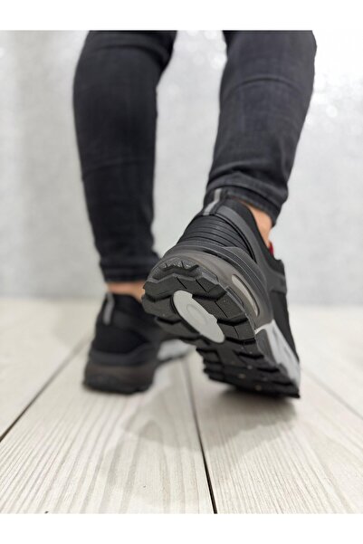 Wickers 2723 Wickers Siyah-Beyaz Kaymaz Taban Erkek Spor Ayakkabı