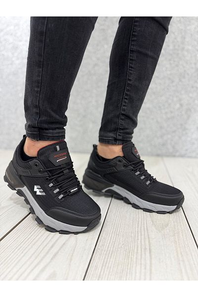 Wickers 2723 Ανδρικά αθλητικά παπούτσια με αντιολισθητική σόλα Wickers Black-White