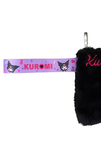 WİGGLE Wiggle Kuromi - Soft Plush Hairy Zippered Children's Pencil Case