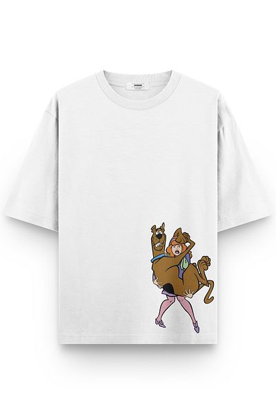 Overoz Μπλουζάκι Scooby Doo Printed Semi Oversize 1318