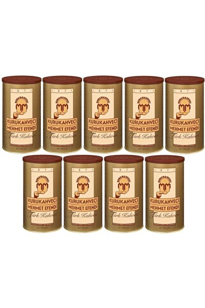 Mehmet Efendi علبة قهوة تركية 500 جرام - 9 قطع