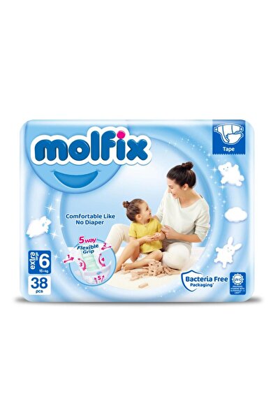 Molfix Diaper Advantage Pack Size 6 15Kg 38pcs